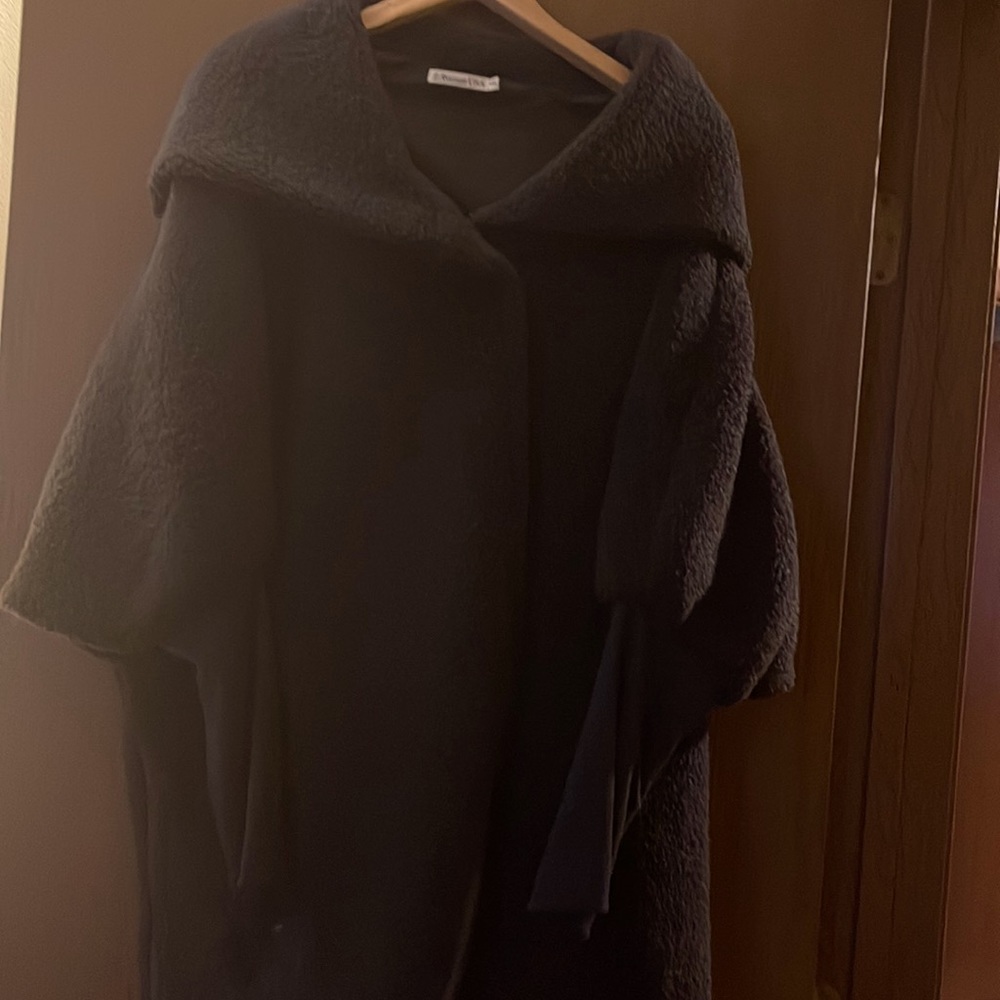 Z Avenue 1XL gray hooded fleece jacket